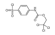 2,2,2-trichloroethyl N-(4-chlorosulfonylphenyl)carbamate结构式