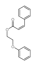 2-Propenoic acid,3-phenyl-, 2-phenoxyethyl ester结构式