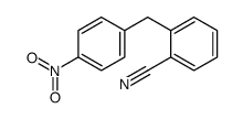 2-[(4-nitrophenyl)methyl]benzonitrile结构式