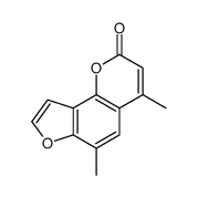 4,6-dimethylfuro[2,3-h]chromen-2-one结构式