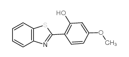 2-(2-苯并噻唑)-5-甲氧基苯酚结构式