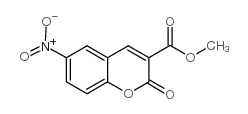 6-硝基-2-氧代-2H-亚甲基-3-羧酸甲酯结构式