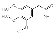 2-(3,4,5-trimethoxyphenyl)acetamide结构式