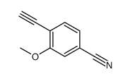 4-乙炔-3-甲氧基苯甲腈结构式