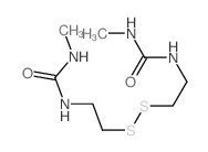 3-methyl-1-[2-[2-(methylcarbamoylamino)ethyldisulfanyl]ethyl]urea Structure