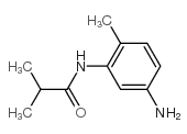 N-(5-氨基-2-甲基苯基)-2-甲基丙酰胺结构式
