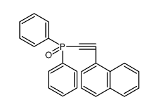 Phosphine oxide, [2-(1-naphthalenyl)ethynyl]diphenyl Structure