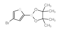 2-(4-溴噻吩-2-基)-4,4,5,5-四甲基-1,3,2-二恶硼烷结构式