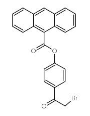[4-(2-bromoacetyl)phenyl] anthracene-9-carboxylate Structure