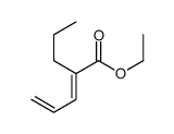 (E/Z)-2-Propyl-2,4-pentadienoic Acid Ethyl Ester结构式