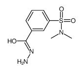 3-羰基肼-N,N-二甲基-苯磺酰胺结构式