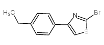 2-溴-4-(4-乙基苯基)噻唑结构式