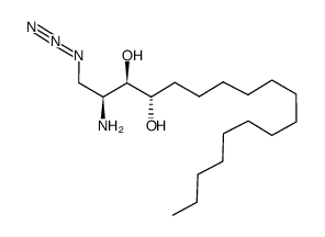 (2S,3R,4S)-2-amino-1-azidooctadecane-3,4-diol结构式