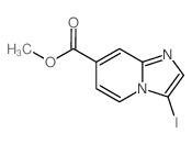 3-碘咪唑并[1,2-a]吡啶-7-羧酸甲酯结构式