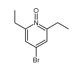 4-bromo-2,6-diethyIpyridine 1-oxide Structure