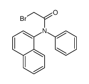 2-bromo-N-naphthalen-1-yl-N-phenylacetamide Structure