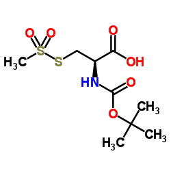 N-Boc-L-cysteine Methanethiosulfonate Structure