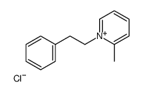 2-methyl-1-(2-phenylethyl)pyridin-1-ium,chloride结构式
