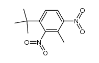 1-tert-butyl-3-methyl-2,4-dinitro-benzene Structure