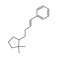 (E)-(4-(2,2-dimethylcyclopentyl)but-1-en-1-yl)benzene结构式