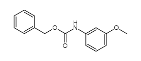 (3-methoxy-phenyl)-carbamic acid benzyl ester结构式
