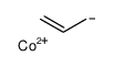 cobalt(2+),prop-1-ene Structure