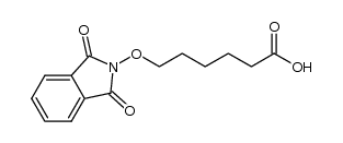 6-((1,3-dioxoisoindolin-2-yl)oxy)hexanoic acid结构式