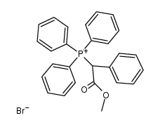 Triphenyl-[2-methoxycarbonyl-benzyl]-phosphonium-bromid Structure