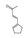 3-Buten-2-one, 4-(1-cyclopenten-1-yl)-, (E)- (9CI) Structure