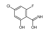 4-chloro-2-fluoro-6-hydroxybenzamide Structure