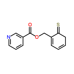 2-苄硫基烟酸结构式