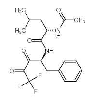 N-acetyl-leucyl-phenylalanyl trifluoromethyl ketone Structure