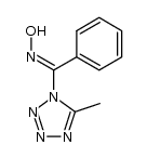 N-hydroxy-1-(5-methyl-1H-tetrazol-1-yl)-1-phenylmethanimine结构式