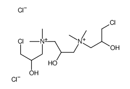 (3-chloro-2-hydroxypropyl)-[3-[(3-chloro-2-hydroxypropyl)-dimethylazaniumyl]-2-hydroxypropyl]-dimethylazanium,dichloride Structure