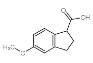 5-Methoxy-2,3-dihydro-1H-indene-1-carboxylic acid Structure