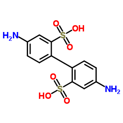 2,2'-联苯胺二磺酸结构式