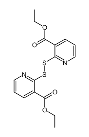 2,2'-dithiobis(ethyl 3-pyridinecarboxylate) Structure