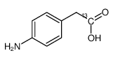 2-(4-aminophenyl)acetic acid Structure