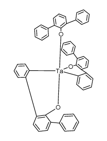Ta(OC6H4(C6H5)C6H4)2(2,6-diphenylphenoxide)结构式