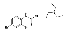 triethylamine (2,4-dibromophenyl)carbamodithioate Structure