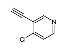 4-氯-3-乙炔基吡啶结构式