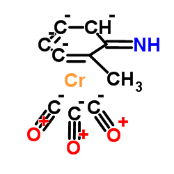Chromium,tricarbonyl[(1,2,3,4,5,6-h)-2-methylbenzenamine]-结构式