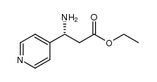 ethyl (R)-3-amino-3-(4-pyridyl)propanoate结构式
