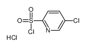 5-chloropyridine-2-sulfonyl chloride,hydrochloride Structure