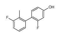 3-fluoro-4-(3-fluoro-2-methylphenyl)phenol结构式