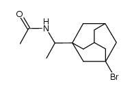 N-[1-(3-bromo-1-adamantyl)ethyl]acetamide Structure