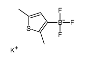 trifluoro(2,5-dimethyl-thiophen-3-yl)-Borate potassium salt Structure