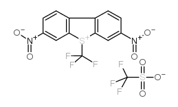 S-(TRIFLUOROMETHYL)-3,7-DINITRODIBENZOTHIOPHENIUMTRIFLUOROMETHANESULFONATE结构式