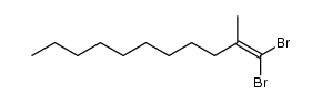 1,1-dibromo-2-methylundec-1-ene Structure