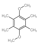 1,4-dimethoxy-2,3,5,6-tetramethylbenzene structure